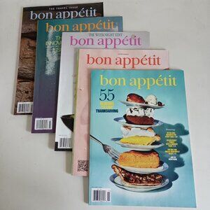 Bon Appetit magazine 5 issues November 2024 to April 2025